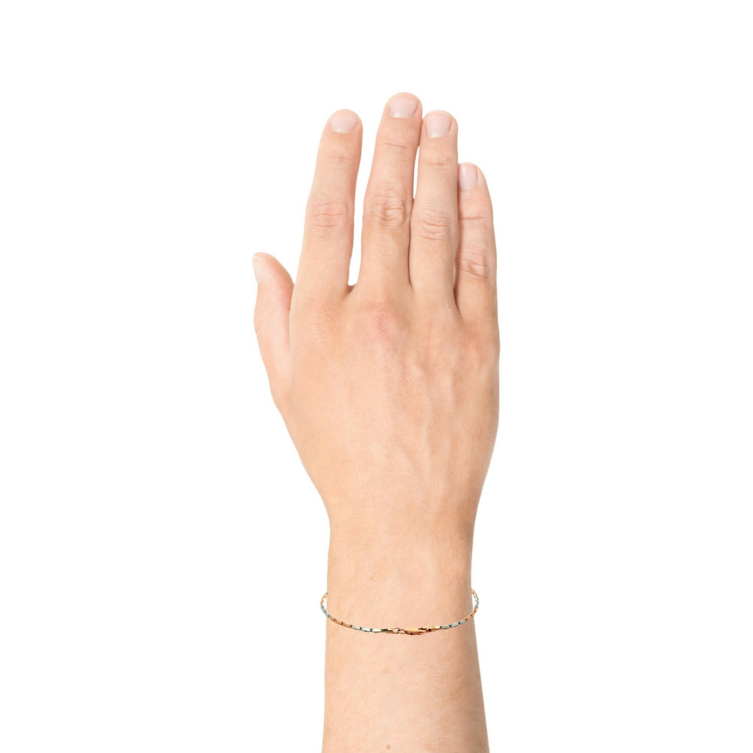 Elsa 925 Silver Gold Plated Italian Bracelet minimal style bracelet perfect for gifting
