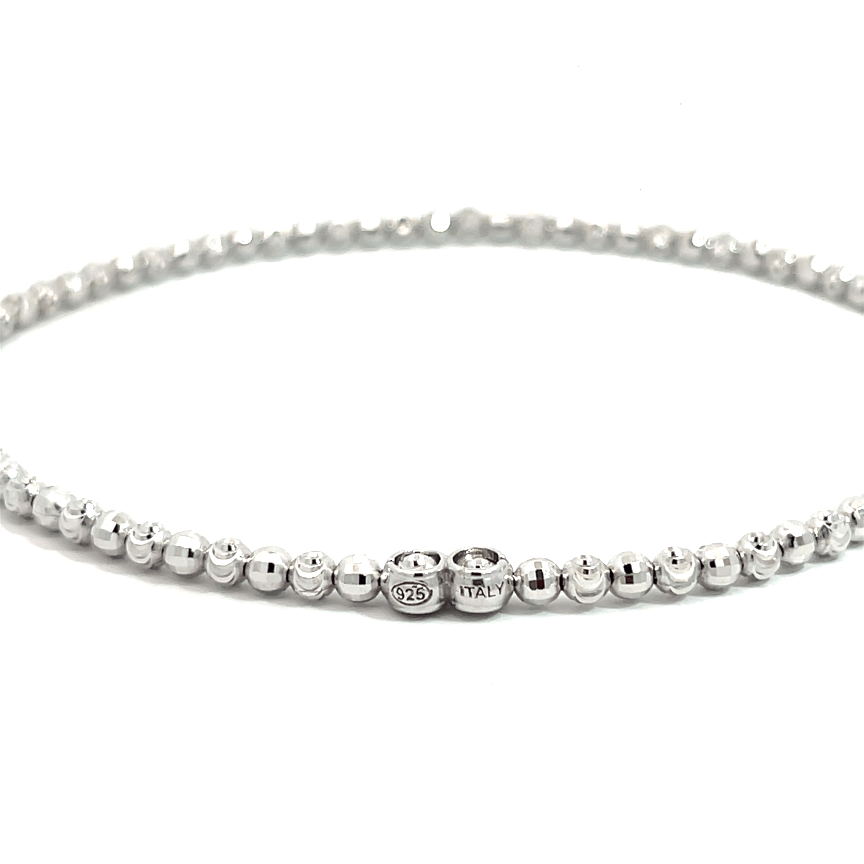 Italian 925 Silver Stretchable Anklet adjustable modern ankle jewelry for girls and women