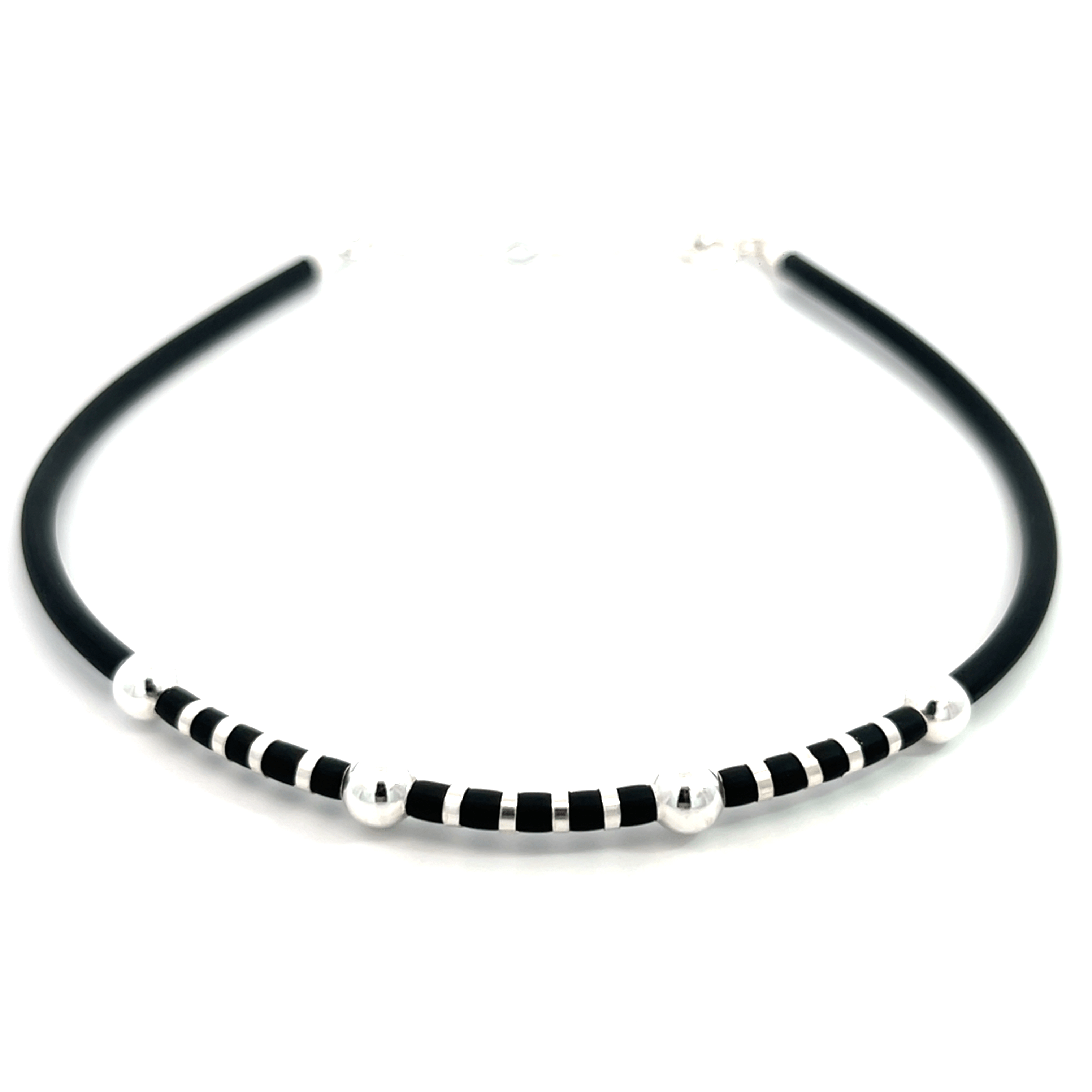 Purpleluck Nocturne Muse 925 Silver Anklet traditional black anklet for women. Trendy and minimal anklet for daily wear