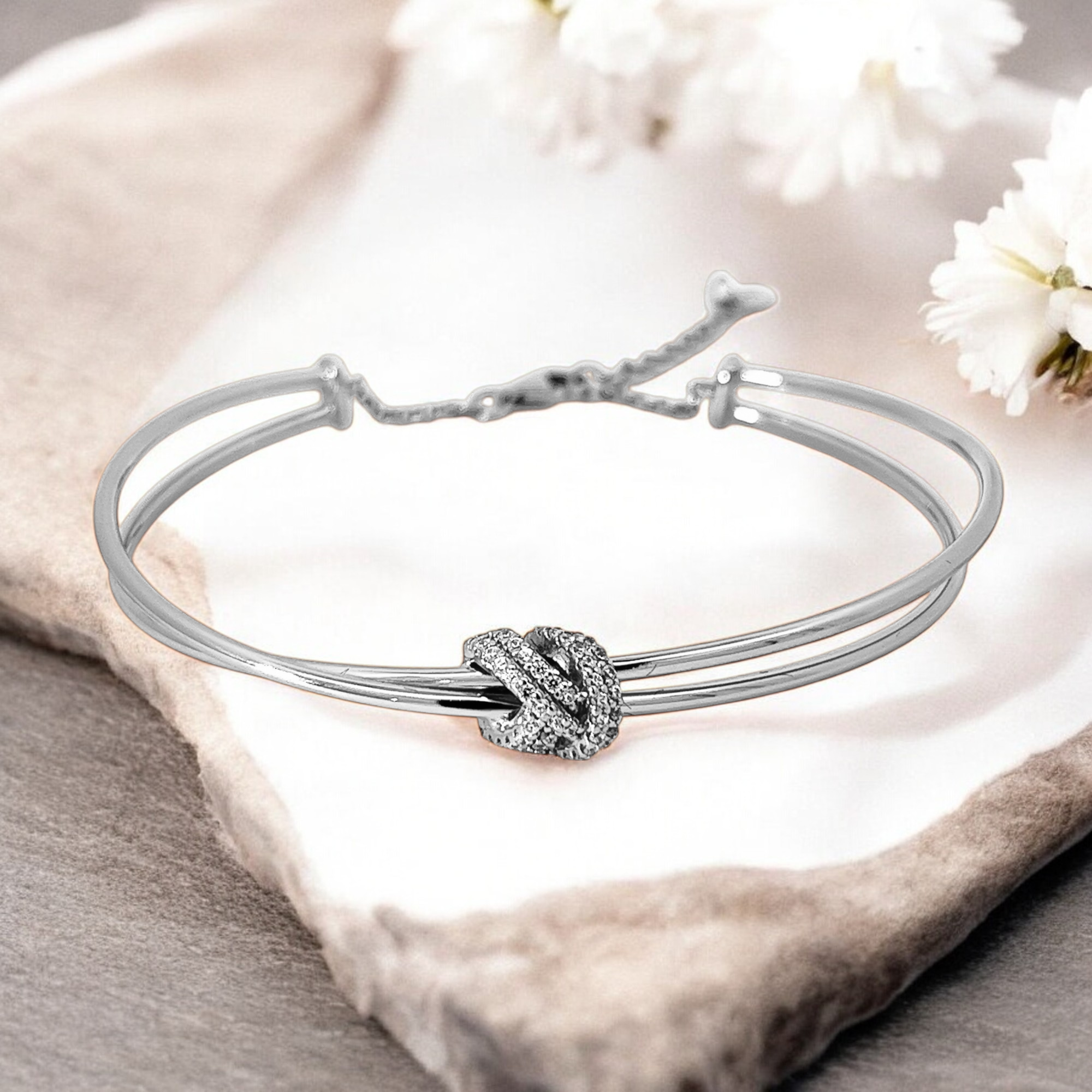 PurpleLuck Kyra 925 Silver Bracelet for gifting luxury jewelry for women