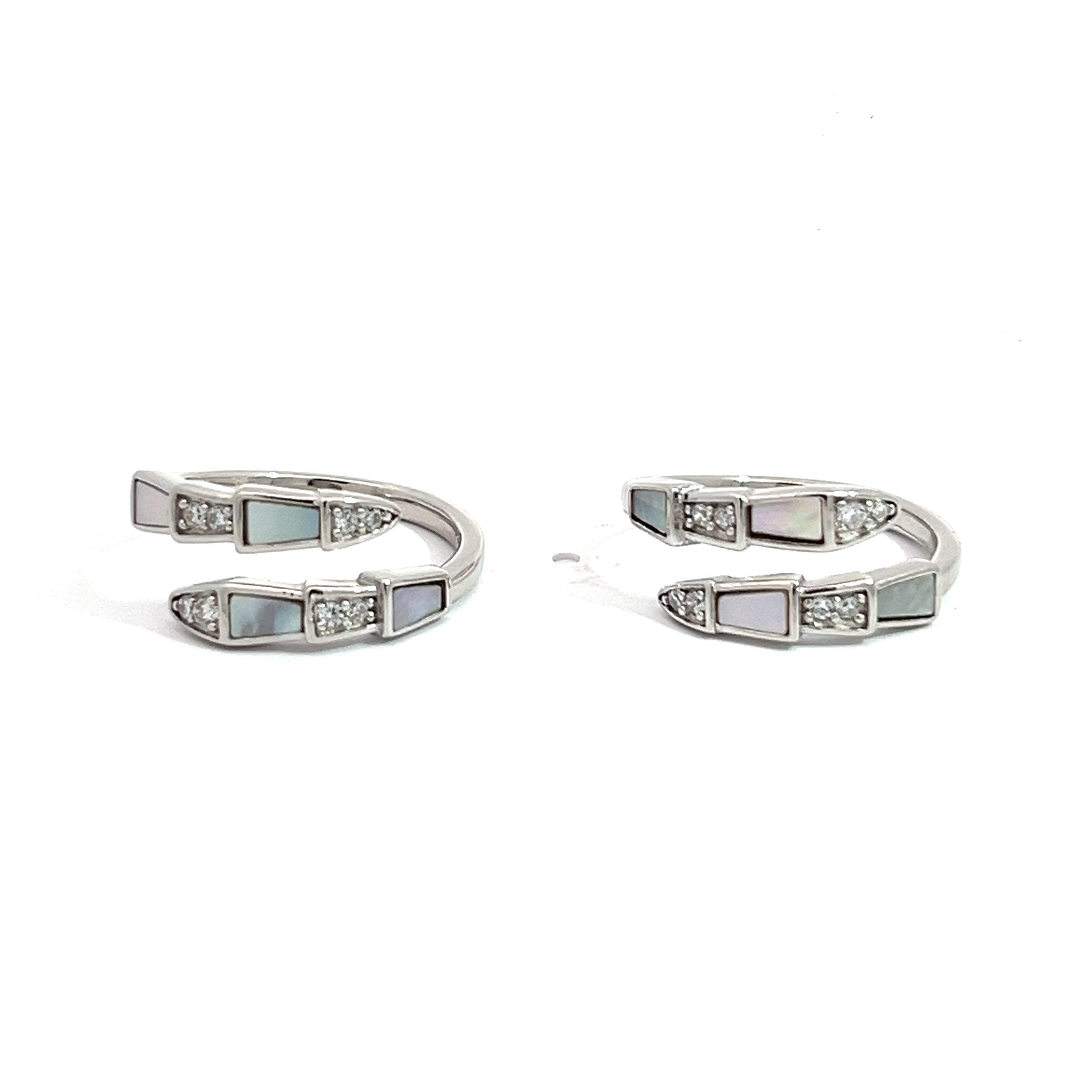 PurpleLuck- Serpent Silver Toe Rings