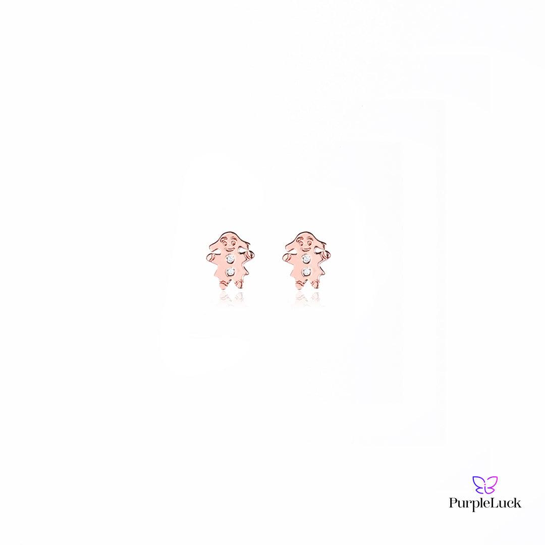 Resse Rose Gold Earrings - purpleluck.co