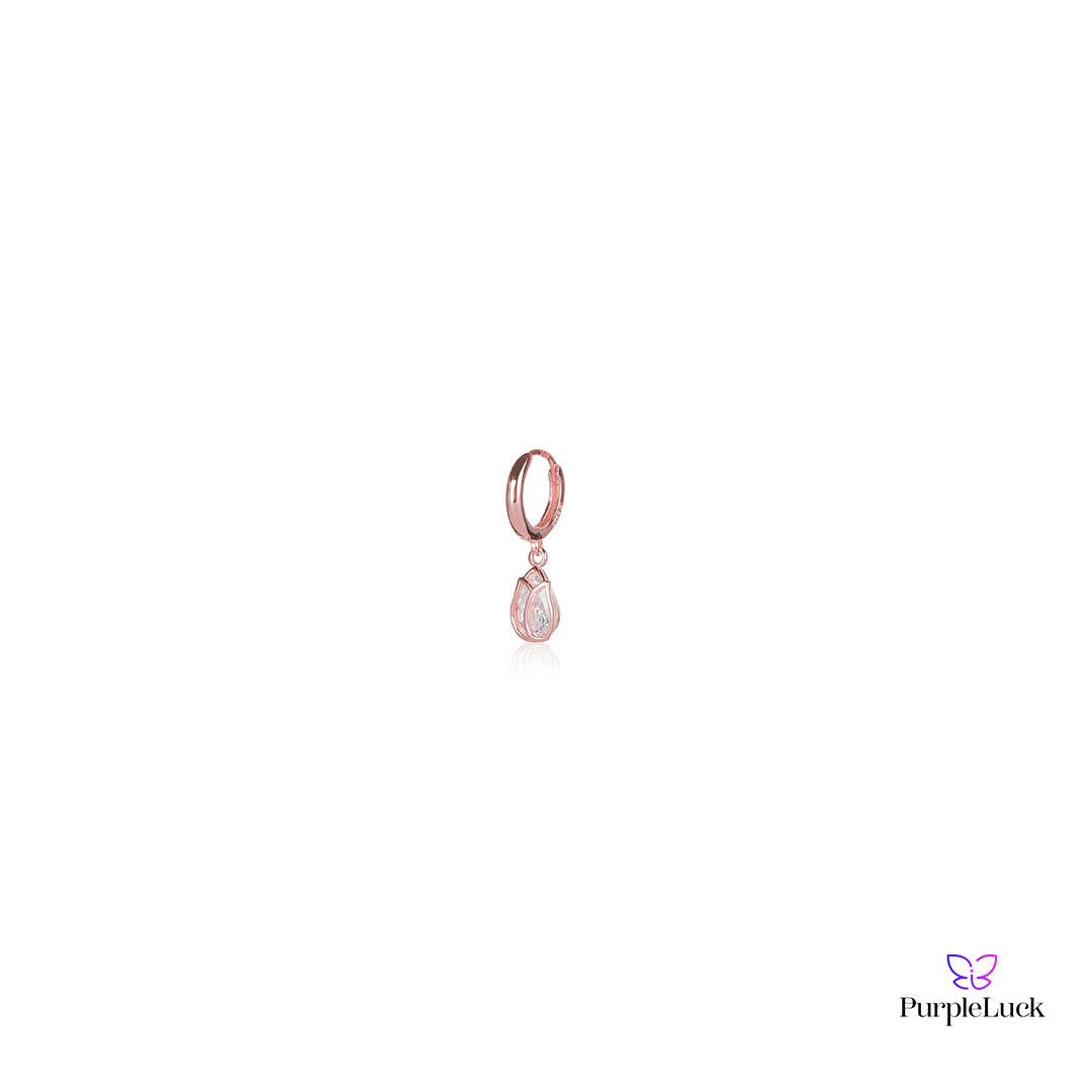 Margot Rose Gold Drop Earrings - purpleluck.co