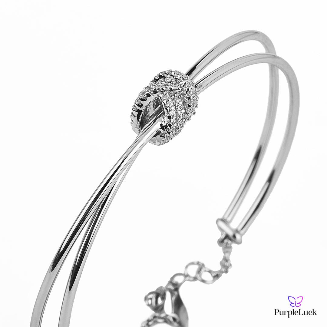 PurpleLuck Kyra Silver Bracelet