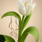 PurpleLuck Serena 925 Silver Spiral Earrings for girls- trendy jewellery