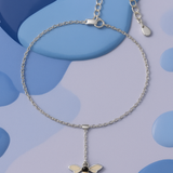 PurpleLuck Lucia 925 Silver Bracelet. Bee charm adjustable bracelet for girls and Women. Valentine and birthday gift for girlfriend