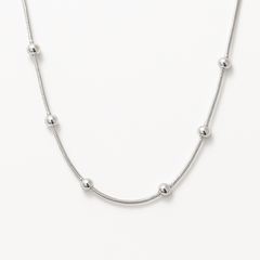 Purpleluck Frances 925 Silver Italian Necklace for daily and party wear with modern and charming design. Perfect for gifting