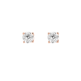 Francia 925 Silver Solitaire Earrings