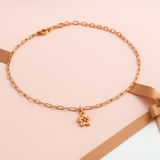 Delicate Daisy 925 Silver Anklet