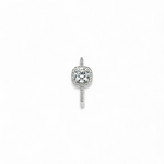 PurpleLuck Laura Silver Solitaire Ring