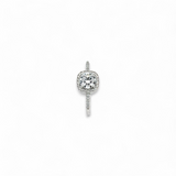 PurpleLuck Laura Silver Solitaire Ring