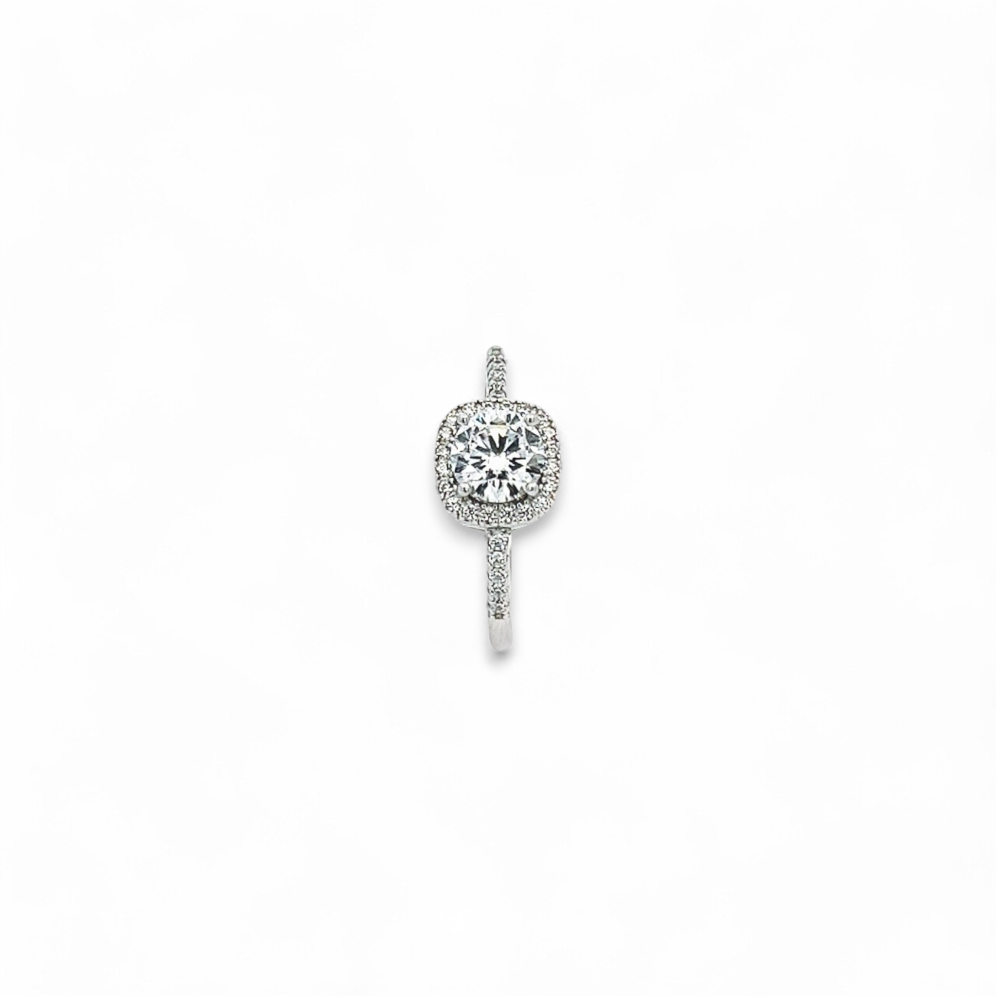 PurpleLuck Laura Silver Solitaire Ring