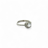 PurpleLuck Laura Silver Solitaire Ring