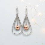 Purpleluck Teardrop 925 Silver Earrings for birthday and Valentine day gift for women and girls