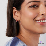 PurpleLuck Beyonce Rose Gold Butterfly Earrings. Sterling Silver charm studs gifting for girlfriend 