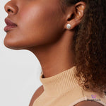 PurpleLuck Evil Eye Oxidized Silver Earrings Anti-Nazar Simple daily wear studs