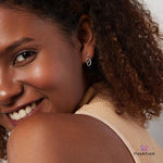 PurpleLuck Saoirse Oxidized 925 Silver Earring for everyday wear and gift for women and girls