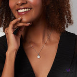 PurpleLuck Fruit Ninja 925 Silver Necklace cute and charming pendant with adjustable chain. Gift for sister, girlfriend and wife