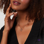 PurpleLuck Zendaya 925 Silver Heart Pendant for gifting for girlfriend and wife for Valentines day and anniversaries