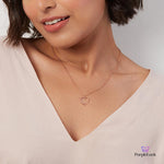 PurpleLuck Zendaya 925 Silver Heart Pendant with roe gold plating Perfect for girlfriend and wife for Valentines day and anniversaries