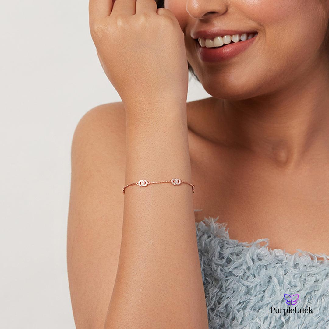Purpleluck Grace Rose Gold Bracelet