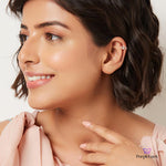 PurpleLuck Julia 925 Silver Ear Cuffs for daily and party wear for girls and women. Minimal and modern design