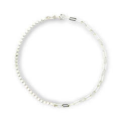 PurpleLuck Tamanna 925 Silver Anklet. Elegant and simple daily wear anklet for women and girls