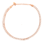 Purpleluck Rose Gold Sunset Shimmer Anklet elegant designer gift for women