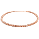 Purpleluck Rose Gold Sunset Shimmer Anklet elegant designer gift for women