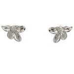 PurpleLuck- Flower Silver Earrings