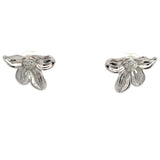 PurpleLuck- Flower Silver Earrings
