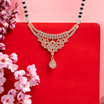 PurpleLuck Aavriti Rose Gold Mangalsutra. Sterling Silver jewellery for women and gift for wife