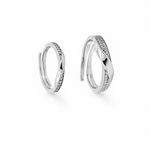 PurpleLuck Adline 925 Silver Couple Bands Luxury and Elegant jewelry for him and her
