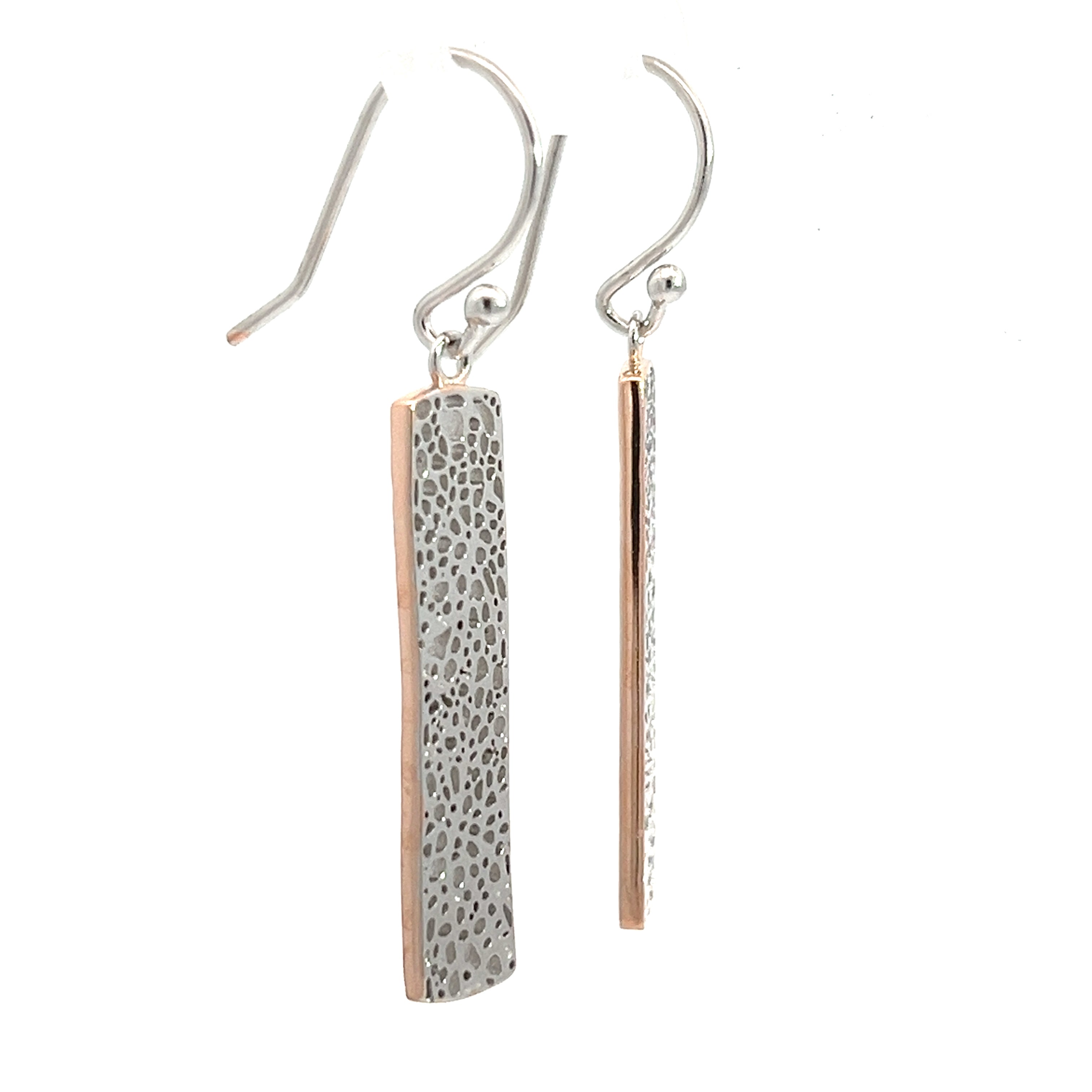 PurpleLuck- Ayleen Silver Bar Earrings