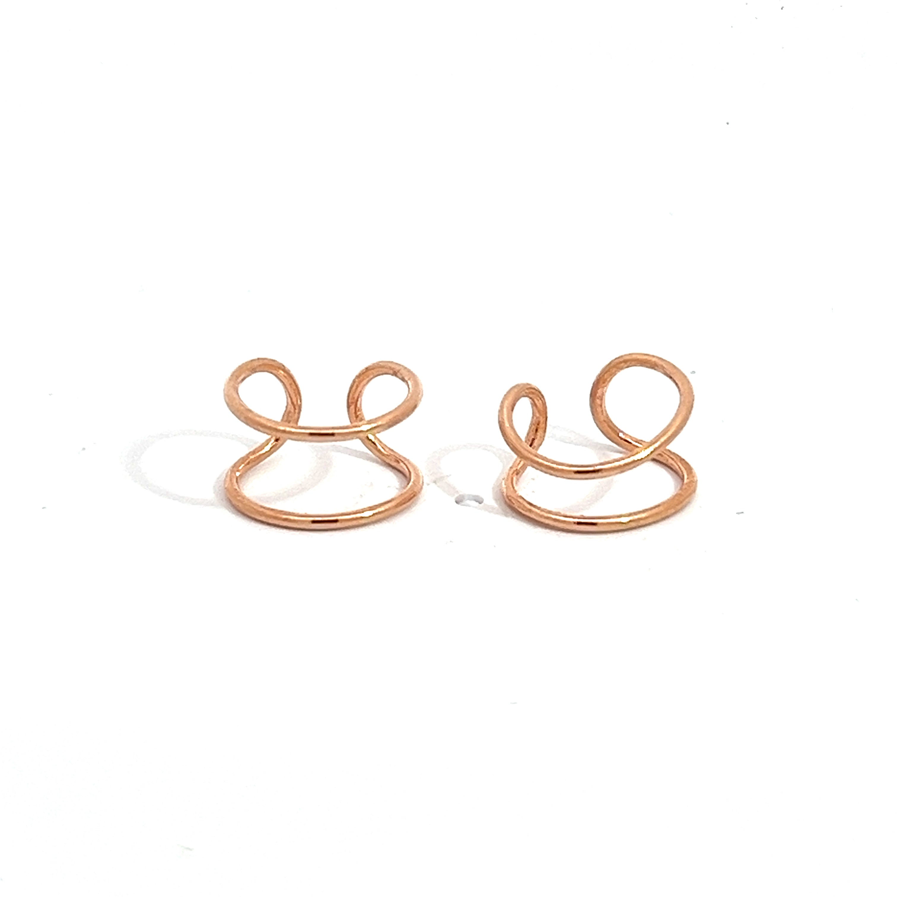 PurpleLuck Allison  Rose Gold Ear Cuffs