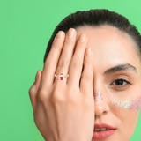 Cute Silver Angel Ring