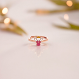 Cute Silver Angel Ring