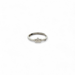 Purpleluck Angelina 925 Silver Ring. Trendy adjustable and simple daily wear ring for women and girls