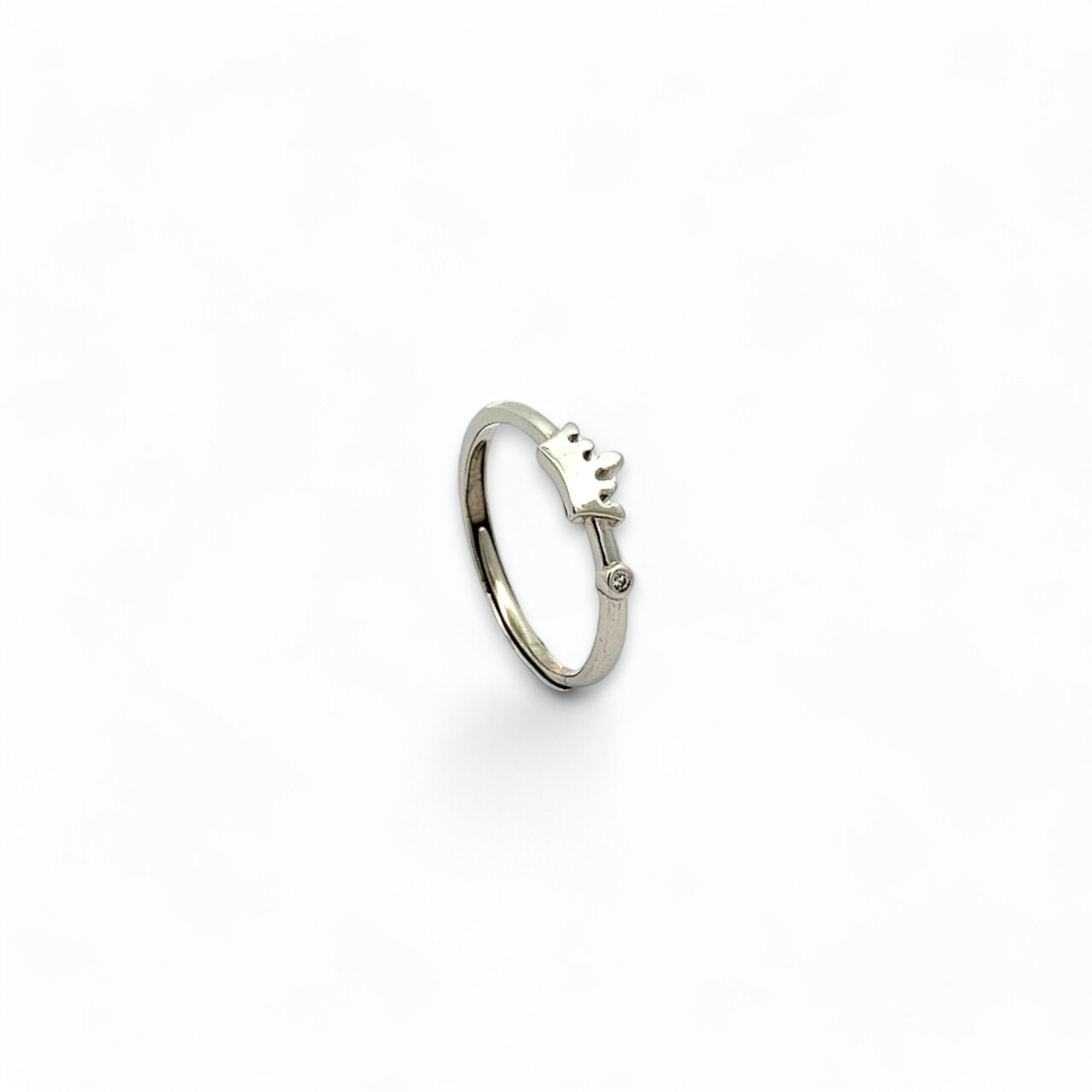 Purpleluck Angelina 925 Silver Ring. Trendy adjustable and simple daily wear ring for women and girls