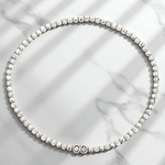 Italian 925 Silver Stretchable Anklet adjustbale modern ankle jewelry for girls and women