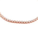 PurpleLuck Rose Gold Dainty Dewdrop Anklet. 925 Silver anklet for women-wedding wear