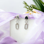 PurpleLuck Annette Silver Drop Earrings