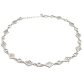 PurpleLuck 925 Silver Cosmic Prism Anklet festive wear traditional anklet