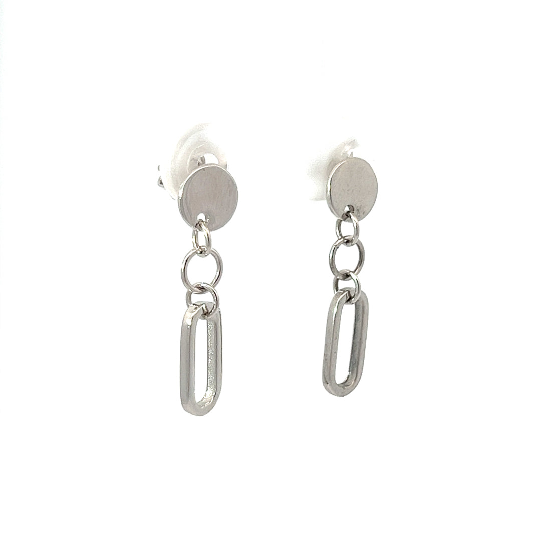 PurpleLuck Annette Silver Drop Earrings