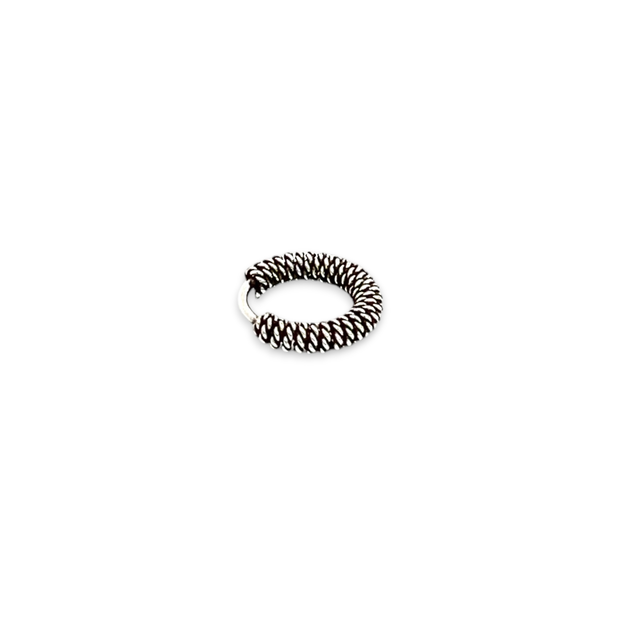 PurpleLuck Asin Oxidized Silver Nose Pin for women and girls daily wear simple design in 925 Silver 