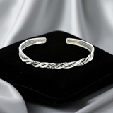 The Artisan's Weave 925 Silver Bracelet