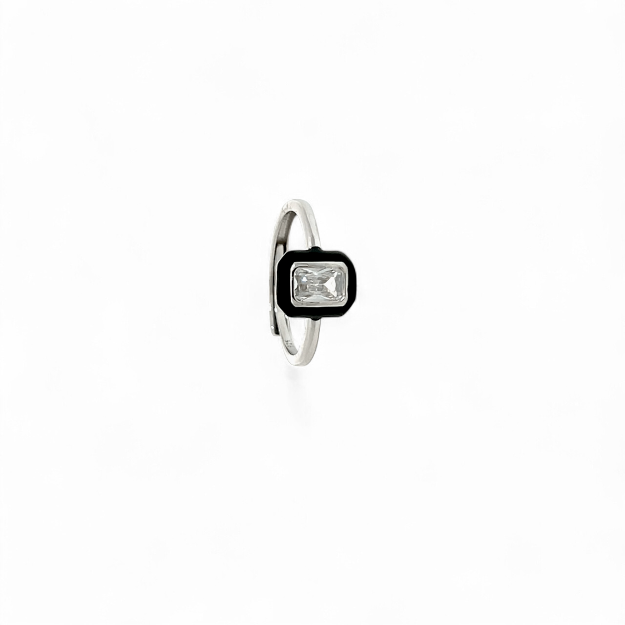 Purpleluck Eclipsed Elegance 925 Silver Ring for birthday gift for wife and girlfriend