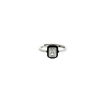 Purpleluck Eclipsed Elegance 925 Silver Ring for birthday gift for wife and girlriend