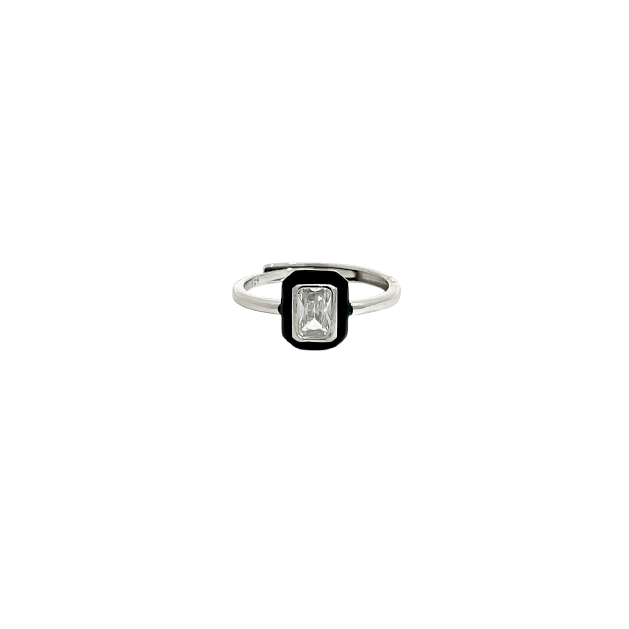 Purpleluck Eclipsed Elegance 925 Silver Ring for birthday gift for wife and girlriend