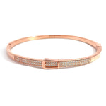 PurpleLuck Office Girl 925 Silver Diamond Bracelet. Dainty and charming bracelet for simple daily wear